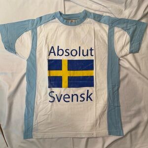Rocks‎ and Diamonds, Swedish Absolut Svensk Short Sleeve Tee Shirt Size Medium
